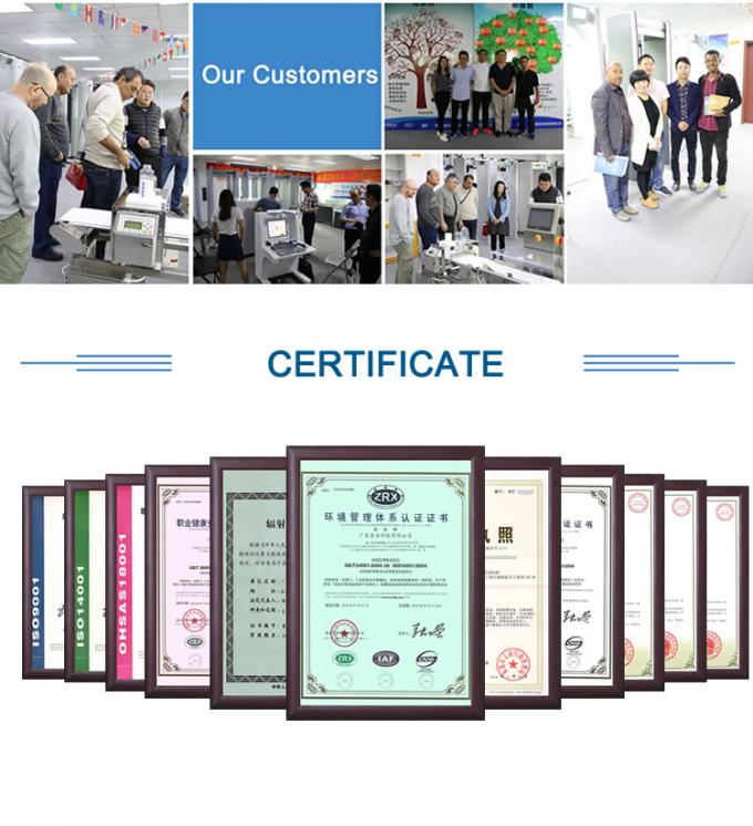 ऑनलाइन गतिशील वजन परीक्षक खाद्य चेकवेजर मशीन भारी और भारी वस्तुओं के लिए व्यापक रेंज चेकवेजर रिजेक्टर के साथ 13