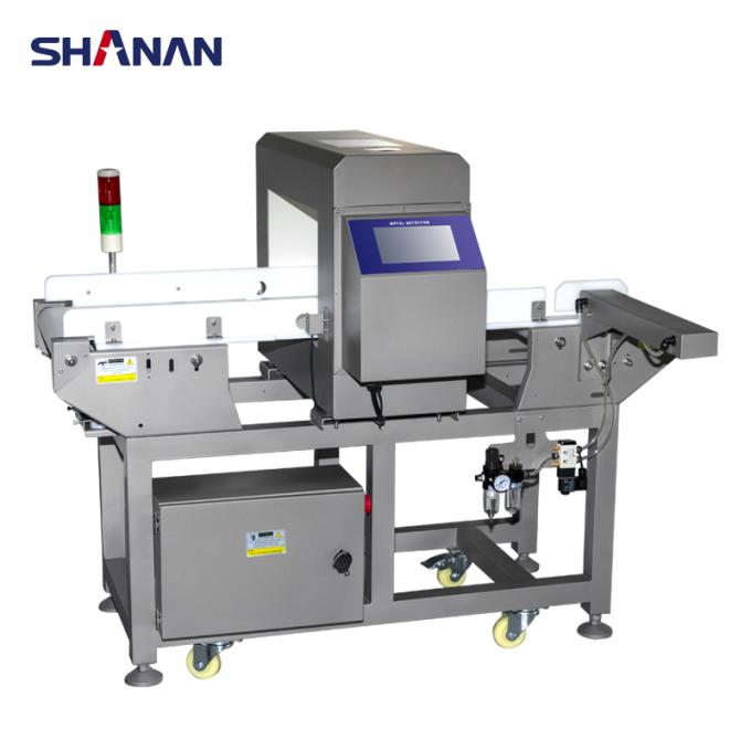 पेशेवर ऑटो कन्वेयर स्टेनलेस स्टील पनीर क्रैकर्स समुद्री भोजन ग्रेड दूध बिस्किट मांस खाद्य धातु डिटेक्टर सीई प्रमाणित 9