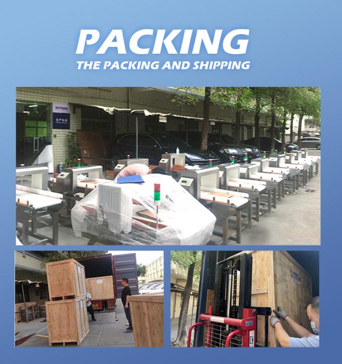 पेशेवर ऑटो कन्वेयर स्टेनलेस स्टील पनीर क्रैकर्स समुद्री भोजन ग्रेड दूध बिस्किट मांस खाद्य धातु डिटेक्टर सीई प्रमाणित 17