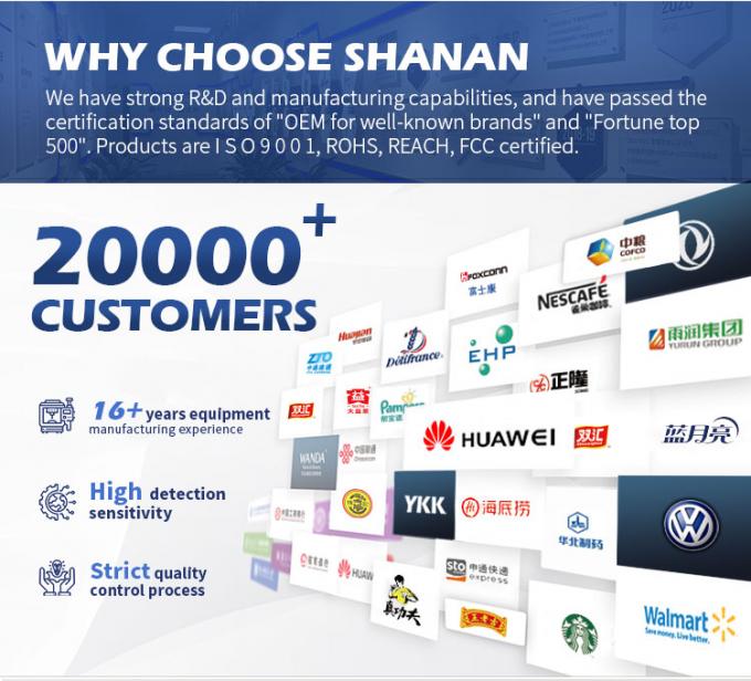 खाद्य ग्रेड गुणवत्ता वाला, उपयोग में आसान कन्वेयर बेल्ट मेटल डिटेक्टर, अस्वीकृति के साथ, CE ISO प्रमाणित 3