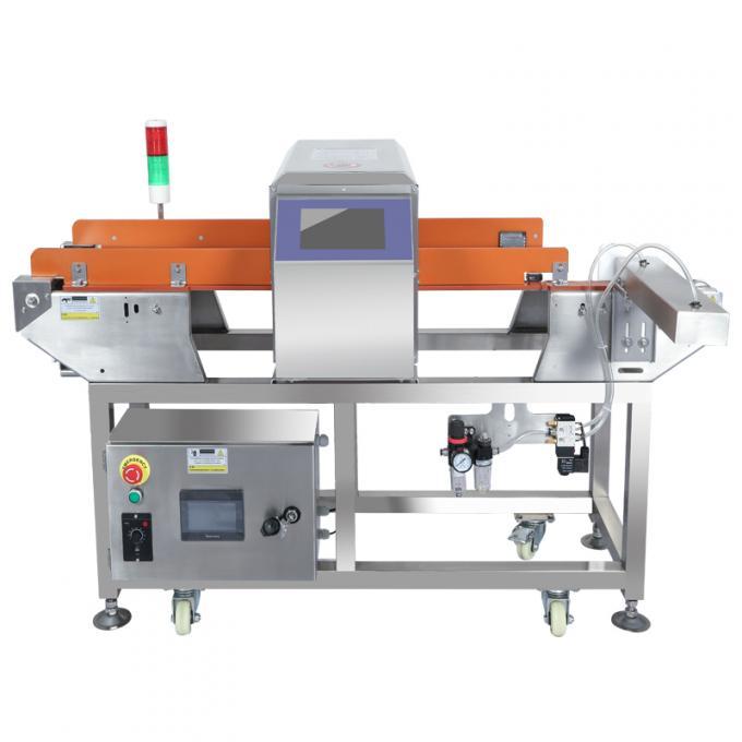 खाद्य ग्रेड गुणवत्ता वाला, उपयोग में आसान कन्वेयर बेल्ट मेटल डिटेक्टर, अस्वीकृति के साथ, CE ISO प्रमाणित 10