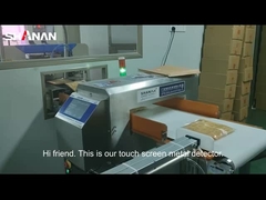SA-990 खाद्य उद्योग के लिए टच स्क्रीन धातु डिटेक्टर उच्च संवेदनशीलता SUS304