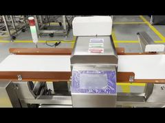 स्वचालित कन्वेयर औद्योगिक खाद्य ग्रेड मेटल डिटेक्टर सुरक्षा अनुकूलित OEM डेमो