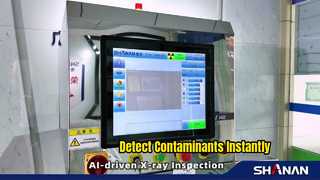 एक्स-रे खाद्य निरीक्षण धातु ग्लास का पता लगाता है