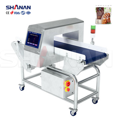 खाद्य अखरोट विनिर्माण के लिए धातु डिटेक्टर के साथ उच्च संवेदनशीलता कन्वेयर बेल्ट