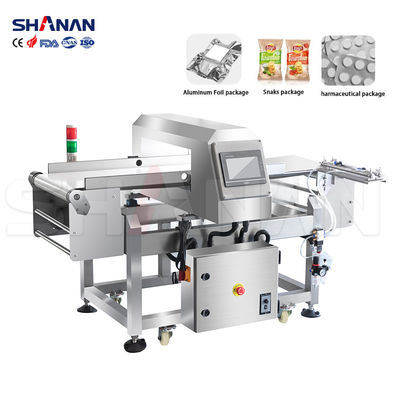 प्रेरण खाद्य धातु डिटेक्टर संवेदनशीलता खाद्य उद्योग खाद्य सुरक्षा कारखाना बेकरी कन्वेयर बेल्ट