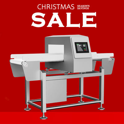 खाद्य उत्पादन सुरक्षा के लिए खाद्य धातु डिटेक्टर स्वचालित कन्वेयर बेल्ट अलार्म स्टॉप