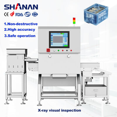 फ़ैक्टरी खाद्य सुरक्षा स्वचालित अस्वीकृति एक्स-रे पूर्ण धातु पहचान मशीन