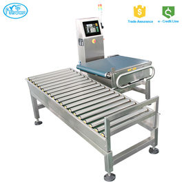 304 एसएस कन्वेयर स्वचालित Checkweigher मशीन पोल प्रकार सिंगल साइड